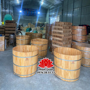 Bồn tắm gỗ tại Hà Nội