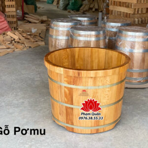 Bồn tắm gỗ Pơ mu cao cấp
