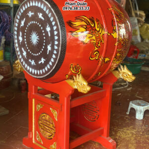Trống nhà thờ họ được hoa văn Rồng