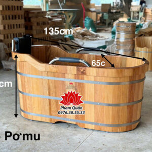 Thùng tắm gỗ Pơ mu