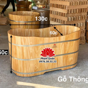 Thùng tắm gỗ thông sx tại xưởng Phạm Quân, giá tại xưởng